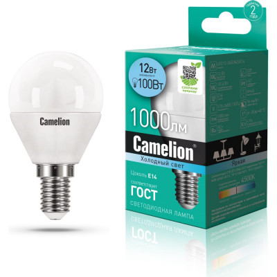 Светодиодная лампа Camelion LED12-G45/845/E14 13695