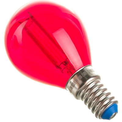 Светодиодная лампа Uniel LED-G45-5W/RED/E14 GLA02RD UL-00002985