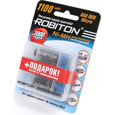 Аккумулятор Robiton 1100MHAAA-4/box 9789 BL4