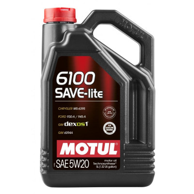 Моторное масло MOTUL 6100 SAVE-LITE 5W20 108030