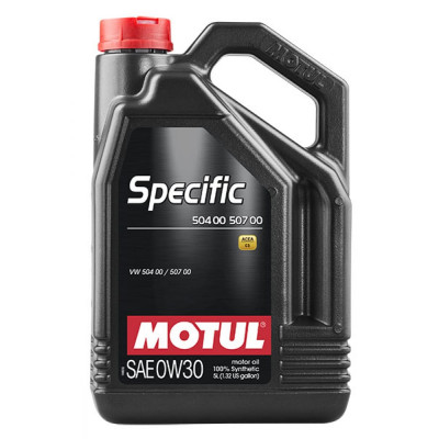 Синтетическое масло MOTUL SPECIFIC 504 00 507 00 0W30 107050
