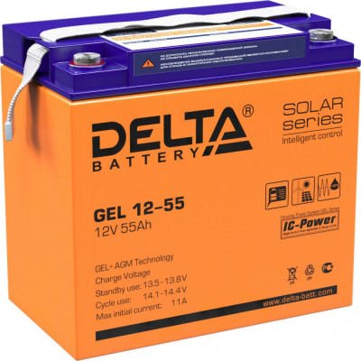 Аккумулятор DELTA GEL 12-55