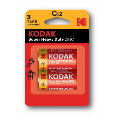 Солевая батарейка KODAK R142BL EXTRA HEAVY DUTY KCHZ2 Б0005136
