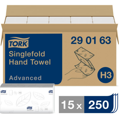 Двухслойное бумажное полотенце TORK Advanced 290163 125883