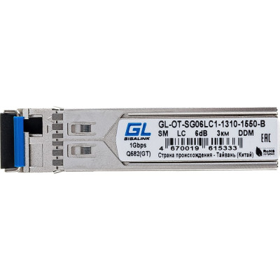 Модуль SFP Gigalink GL-OT-SG06LC1-1310-1550-B