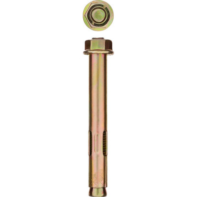 Желтопассивированный анкерный болт ЗУБР Профессионал 10x97 мм (40 шт.) 302342-10-097