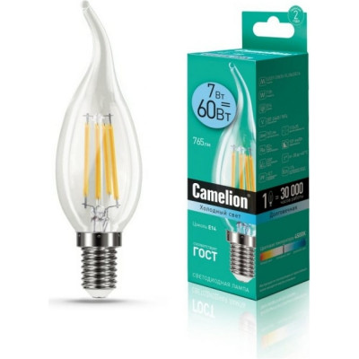Светодиодная лампа Camelion LED7-CW35-FL/845/E14 13455