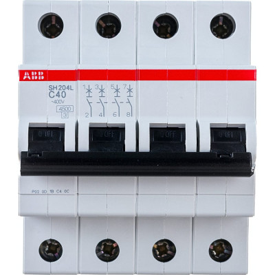 Автоматический выключатель ABB SH204L 2CDS244001R0404