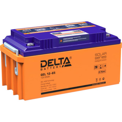 Аккумулятор DELTA GEL 12-65