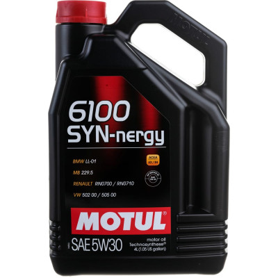 Моторное масло MOTUL 6100 SYN-NERGY 5W30 107971