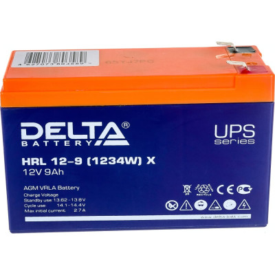 Аккумулятор DELTA HRL 12-9 Х 1234W