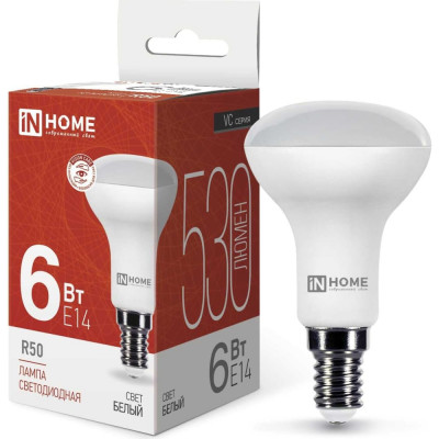 Светодиодная лампа IN HOME LED-R50-VC 4690612024264