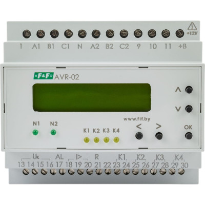 Автоматический переключатель фаз Евроавтоматика F&F AVR-02 EA04.006.004