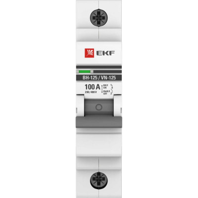 Выключатель нагрузки EKF PROxima ВН-125 SL125-1-100-pro