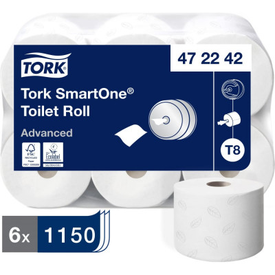Туалетная бумага TORK SmartOne 297493/472242 22166