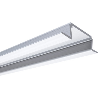 Встраиваемый прямой алюминиевый профиль для светодиодной ленты Apeyron 08-02-01