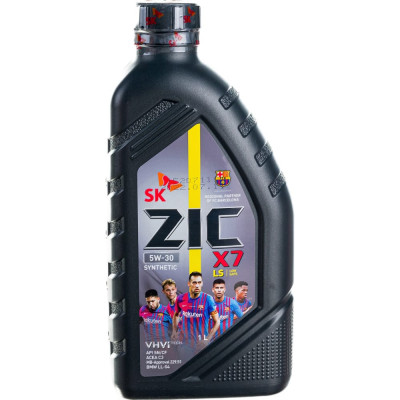 Синтетическое масло для легковых авто zic X7 LS 5w30 SN/CF С3 132619