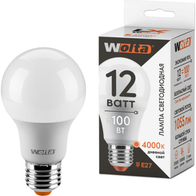 Светодиодная лампа Wolta 30S60BL12E27