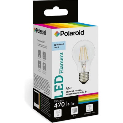 Светодиодная лампа Polaroid PL-A60F4276