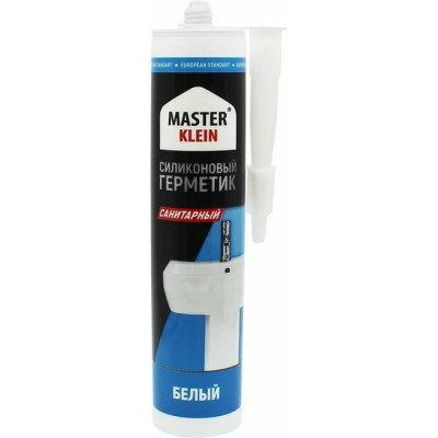 Санитарный силиконовый герметик Master Klein 11604642