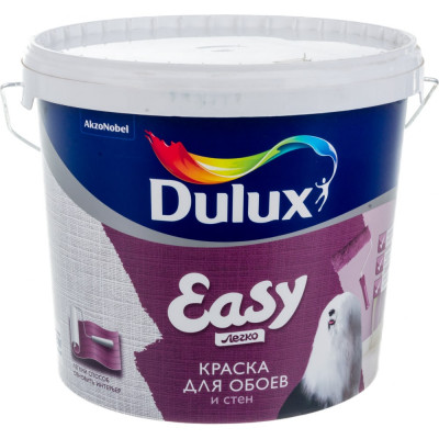 Водоэмульсионная краска для всех типов обоев Dulux EASY BW 5183563