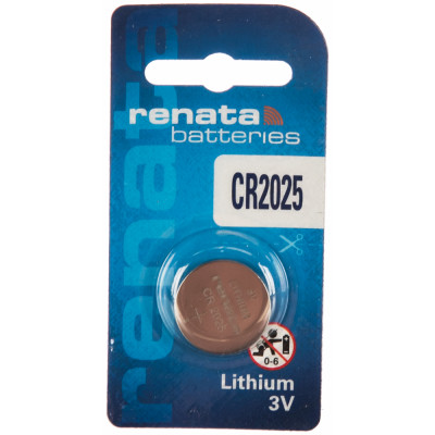 Литиевая батарейка Renata CR 2025 12710