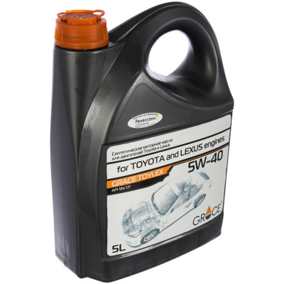 Моторное синтетическое масло GRACE LUBRICANTS Toylex 5w-40