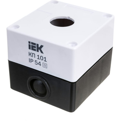 Одноместный корпус для кнопок IEK КП 101 BKP10-1-K01
