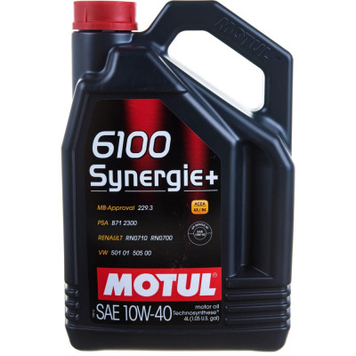 Моторное масло MOTUL 6100 Synergie+ 10W40 109463