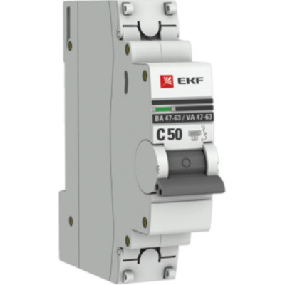 Автоматический выключатель EKF PROxima ВА 47-63 mcb4763-6-1-50C-pro