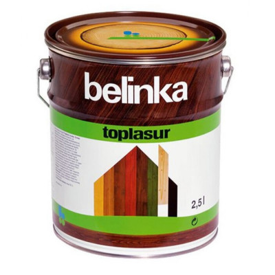 Лазурное покрытие для защиты древесины Belinka TOPLASUR 51361