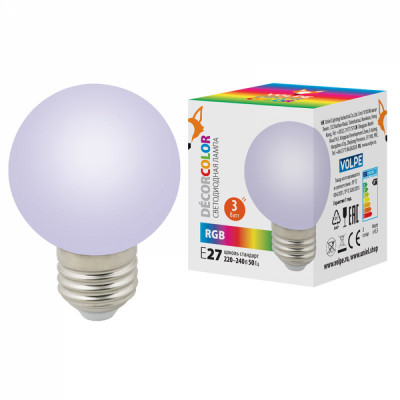 Декоративная светодиодная лампа Volpe LED-G60 UL-00006960