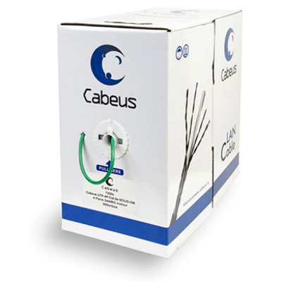 Одножильный кабель Cabeus UTP-4P-Cat.5e-SOLID-GN