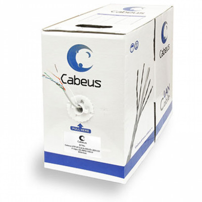 Одножильный кабель Cabeus UTP-4P-Cat.5e-SOLID-LSZH-GY