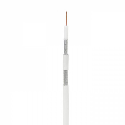 Одножильный коаксиальный кабель NETLAN RG-6 EC-C2-32123A-WT-1