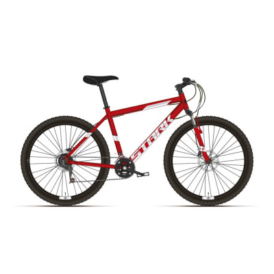 Велосипед STARK 2021 г, красный/белый, рама 20