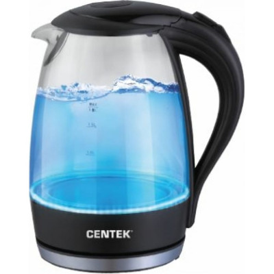 Стеклянный чайник Centek CT-0042 Black