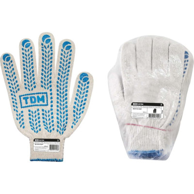Хлопчатобумажные перчатки TDM Протектор SQ1016-0201