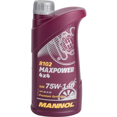 Синтетическое трансмиссионное масло MANNOL MAXPOWER 4x4 75W140 1236