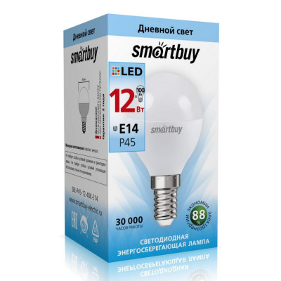 Лампа Smartbuy SBL-P45-12-40K-E14