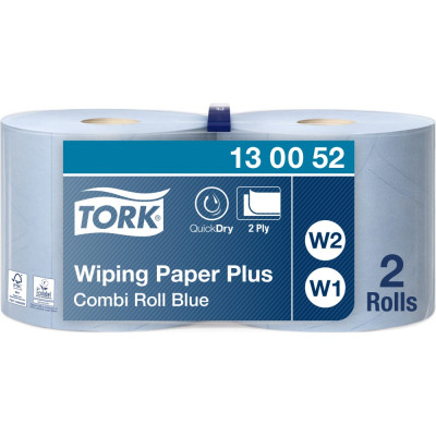 Двухслойная протирочная бумага TORK Advanced 130052