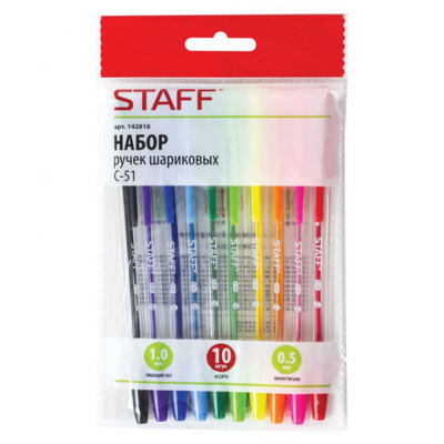 Шариковая ручка Staff C-51 BP114 142818