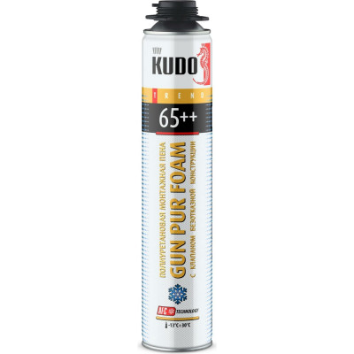 Полиуретановая зимняя монтажная пена KUDO TREND 65++ KUPT10W65++