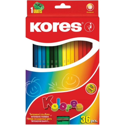 Шестигранные цветные карандаши Kores 96336.01 128901