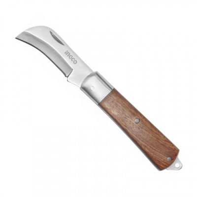 Складной изогнутый нож INGCO HPK01981
