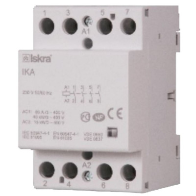 Модульный контактор iskra IKA40-40/230V УТ-00019591