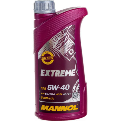 Синтетическое моторное масло MANNOL EXTREME 5W40 1020