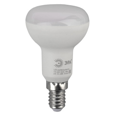 Светодиодная лампа ЭРА R50-6W-860-E14 Б0048023