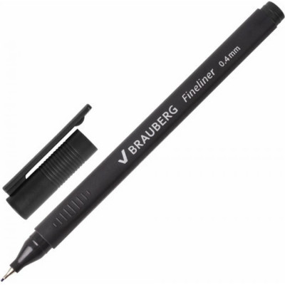 Капиллярная ручка-линер BRAUBERG Carbon 141523