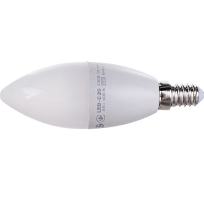 Лампа IEK LLE-C35-9-230-40-E14